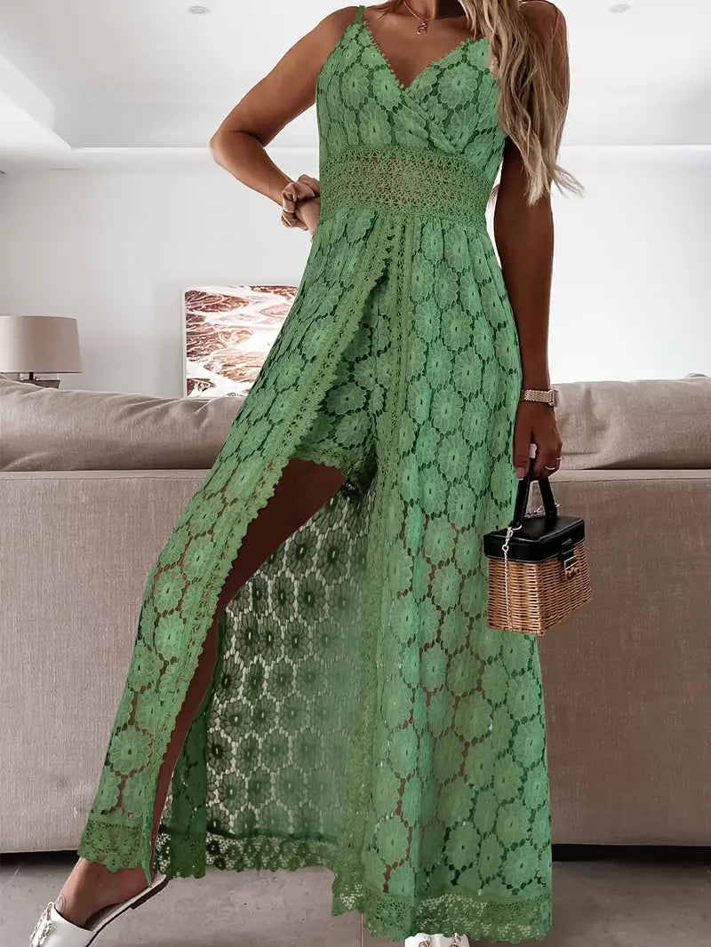 Dawn - Elegant Lace Romper