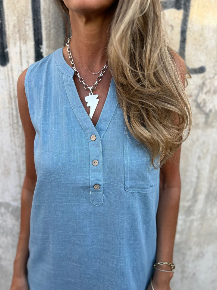 Macy - Comfy Cotton and Linen Summer Dress