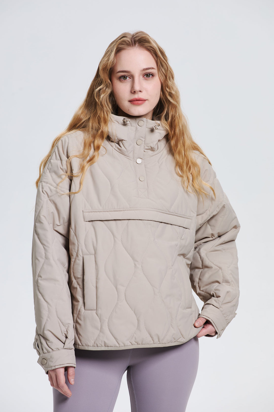 WILLOW | QUILTED WATER REPELLENT HOODED JACKET