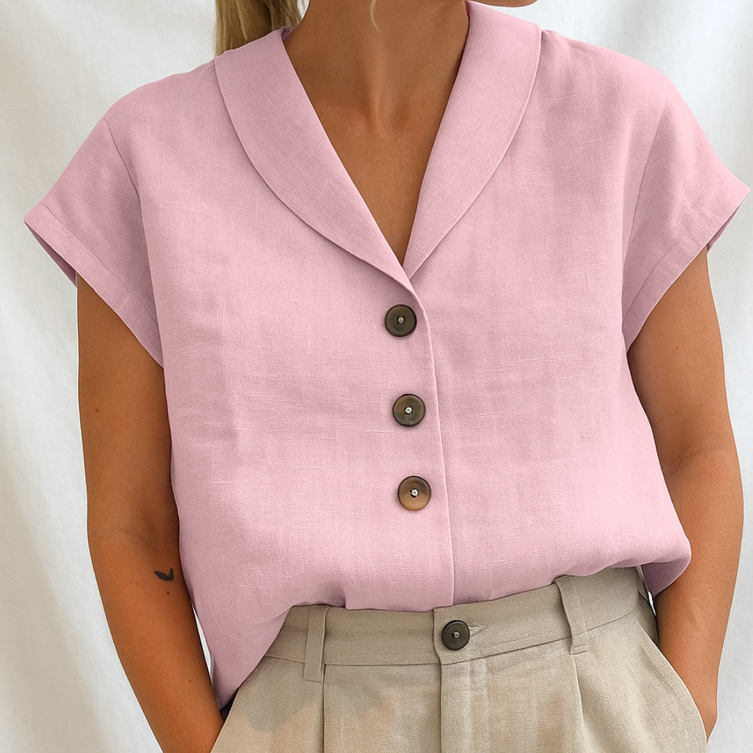 SYLMERA – ELEGANT PLAIN BLOUSE