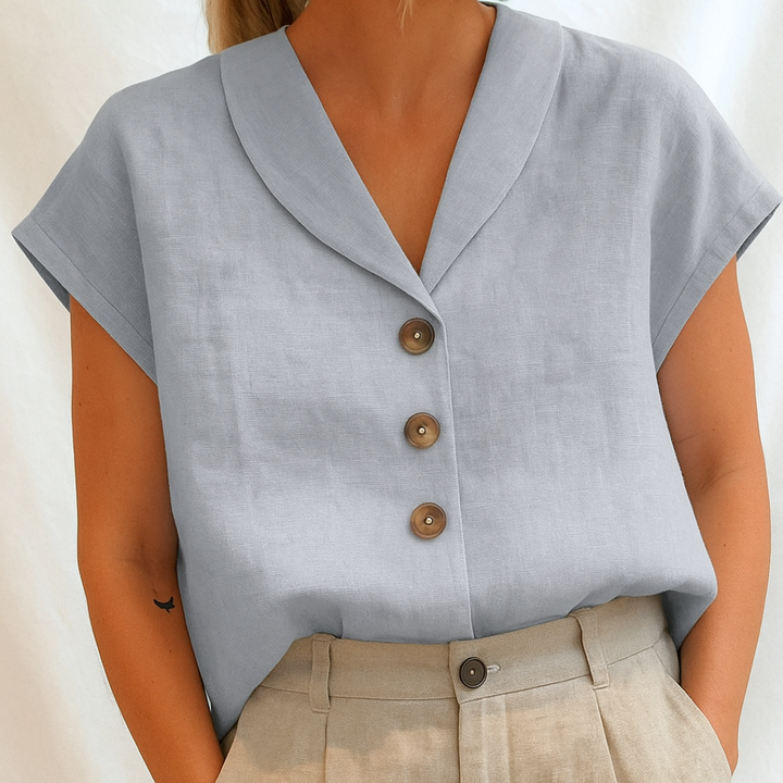 SYLMERA – ELEGANT PLAIN BLOUSE