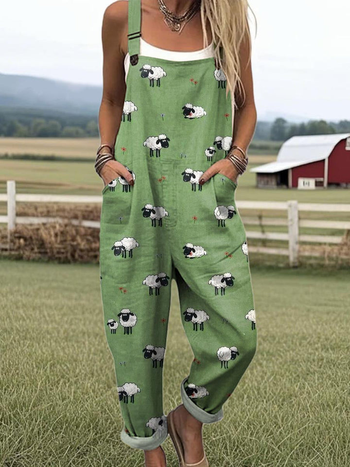 Women's Jumpsuit - Cozy Sheeps