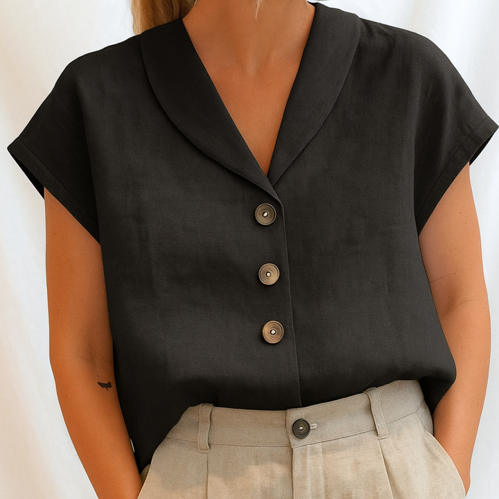 SYLMERA – ELEGANT PLAIN BLOUSE