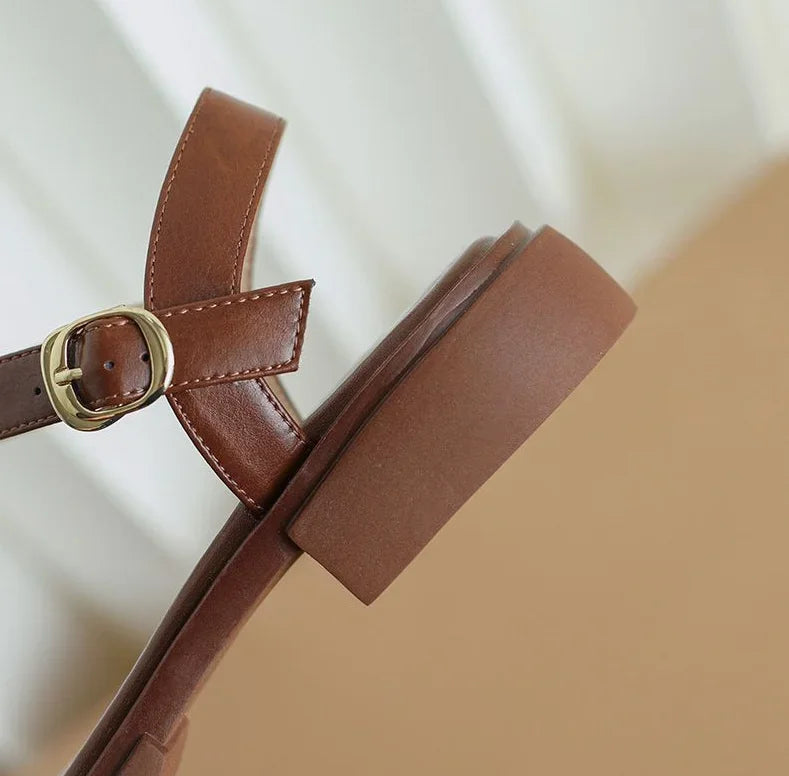 MIRELLE – ELEGANT LEATHER SANDALS