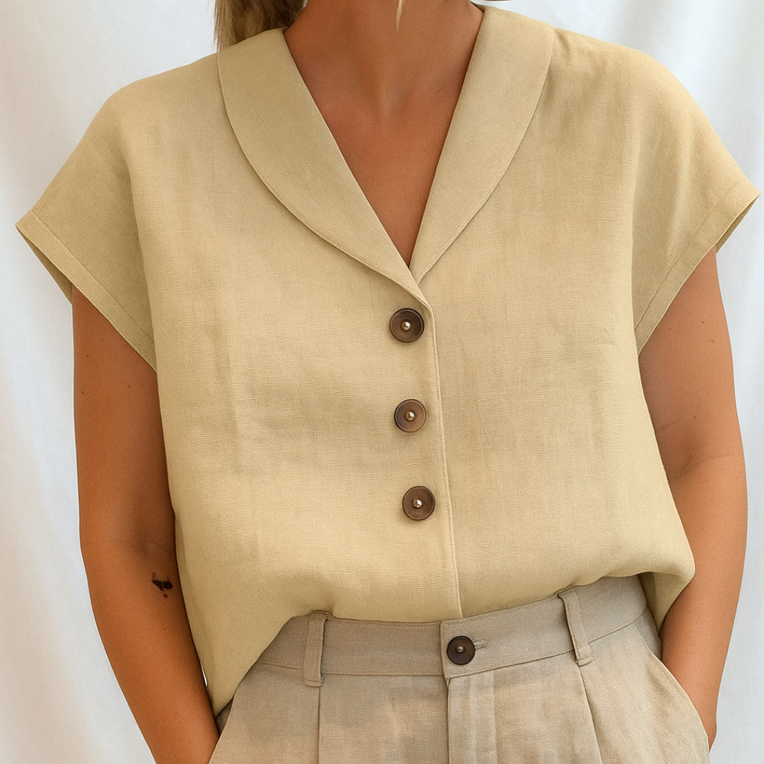 SYLMERA – ELEGANT PLAIN BLOUSE