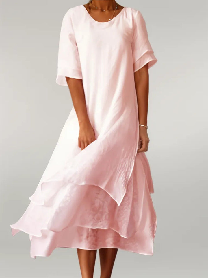 ELOISE - Elegant Cotton Maxi Dress