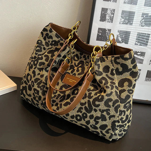 Women’s Handbag with Animal Print