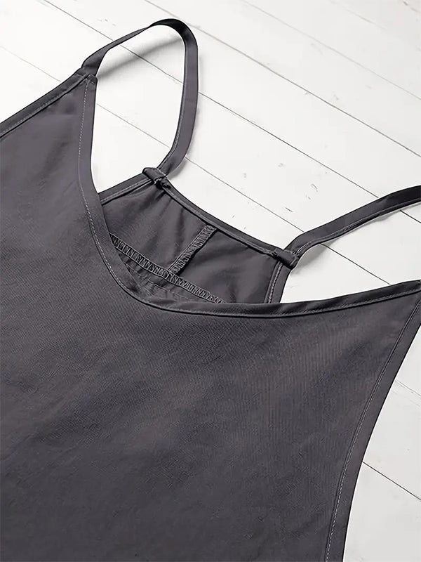 Casual Dungaree Jumpsuit with Large Pockets