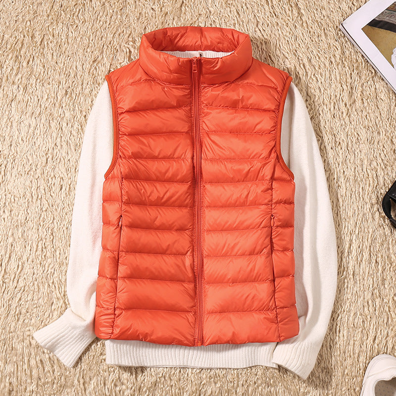 Charlotte | New Waterproof Vest with White Duck Down