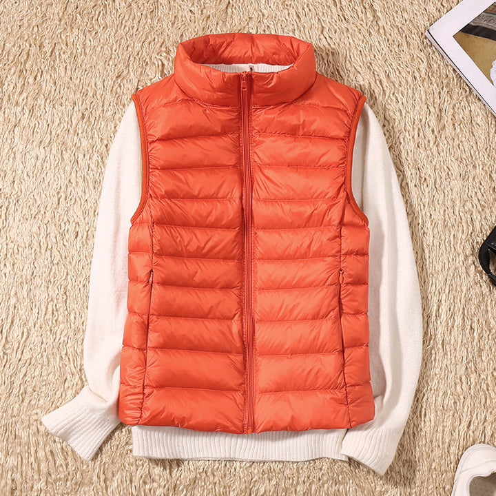 Charlotte | New Waterproof Vest with White Duck Down