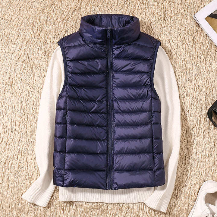 Charlotte | New Waterproof Vest with White Duck Down