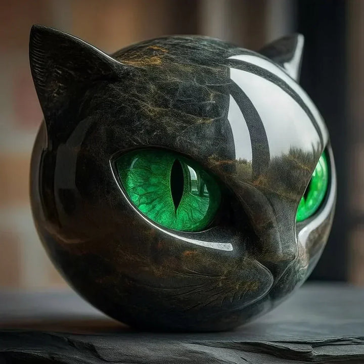 Jinx™ | Marble Cat Sculpture