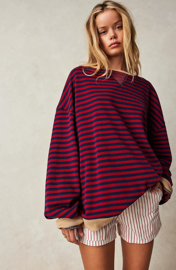 Melody | Oversized Striped Sweater