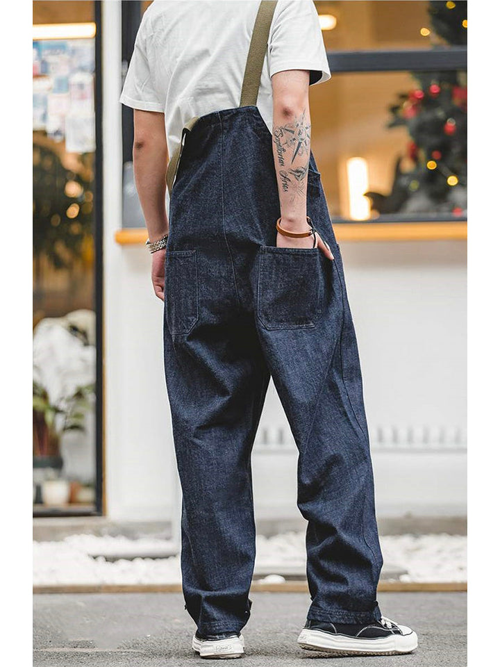 American Vintage Navy Deck Denim Overall