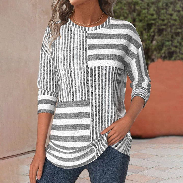 VALEA – STRIPED RELAXED-FIT BLOUSE