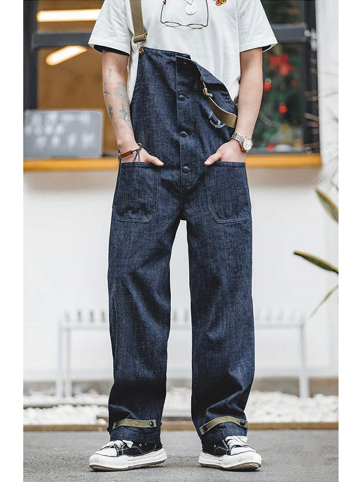 American Vintage Navy Deck Denim Overall
