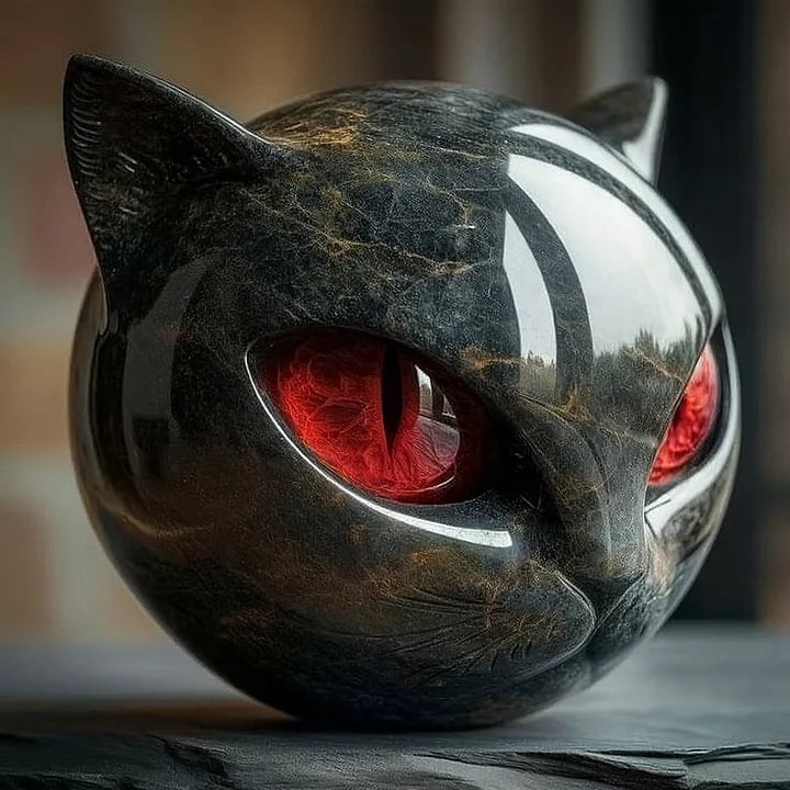 Jinx™ | Marble Cat Sculpture