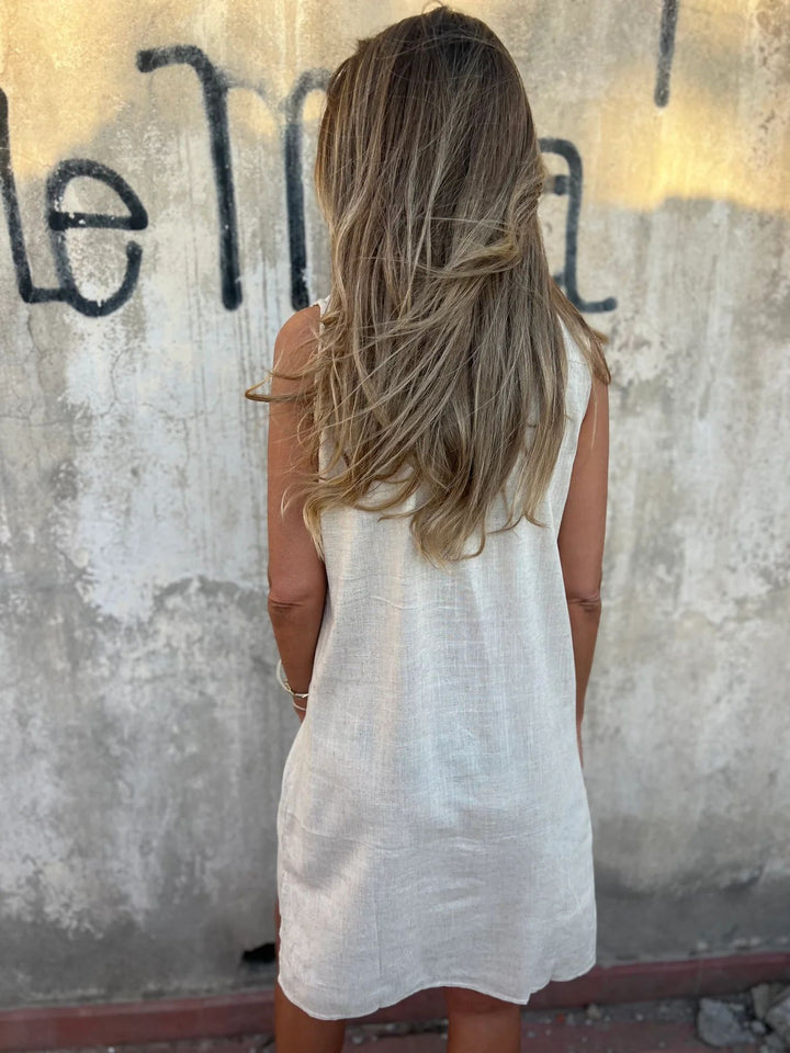 Macy - Comfy Cotton and Linen Summer Dress