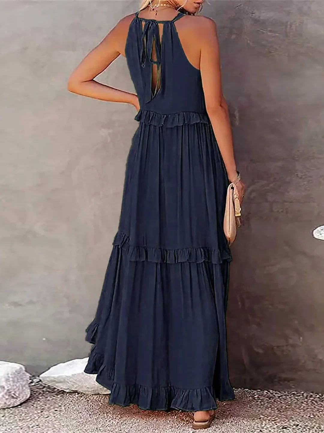 Mabel - Ruffle Breeze Maxi Dress