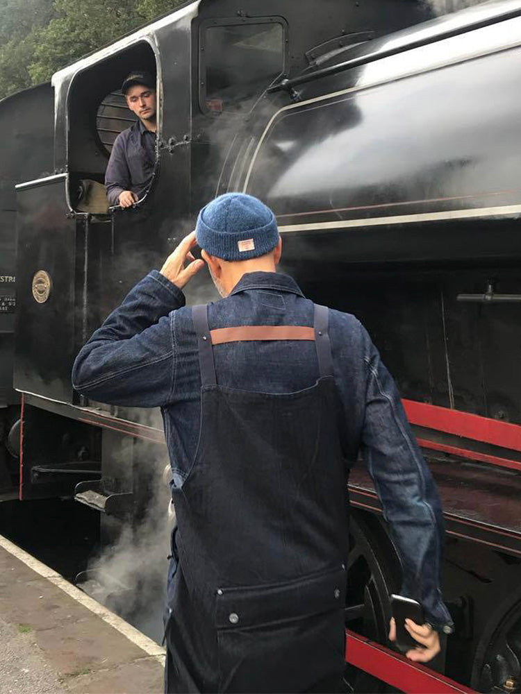 Baggy Jeans Overall with Matching Pocket