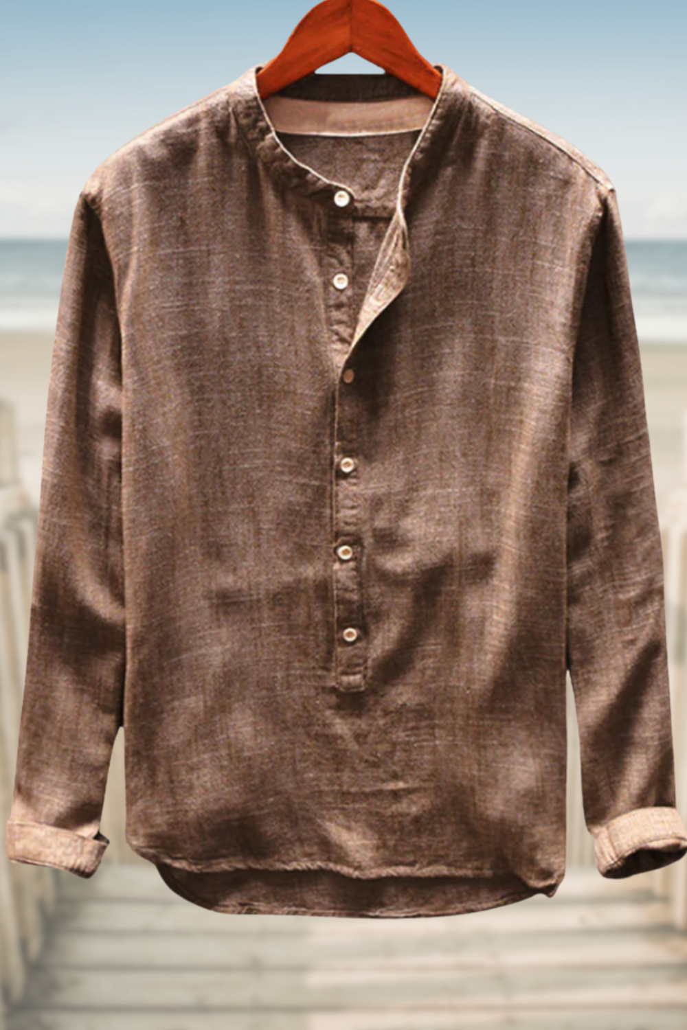 TRAVIS – RELAXED FIT BREATHABLE LINEN TOP