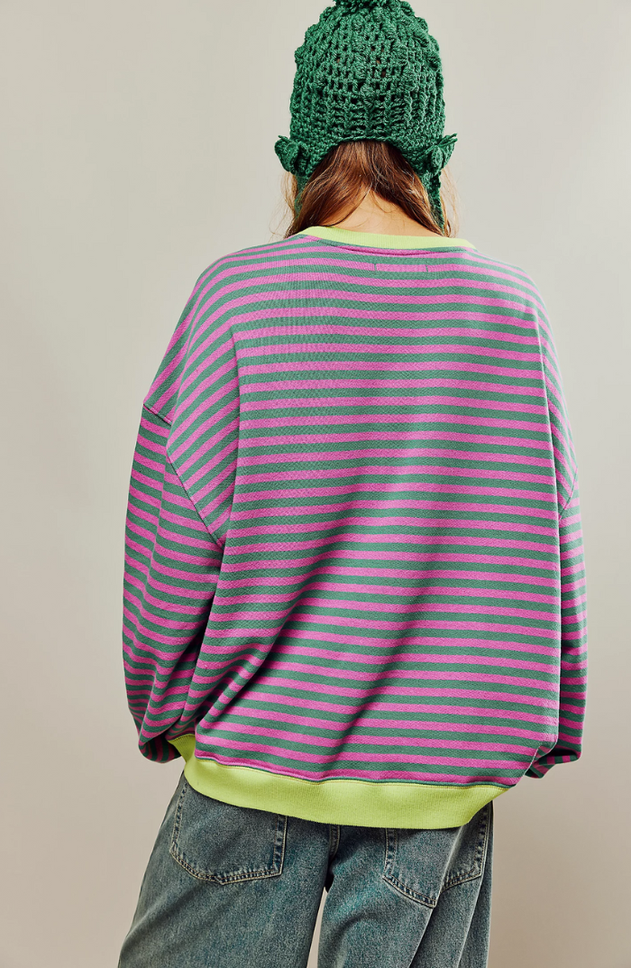 Lilith | Oversized Striped Sweater
