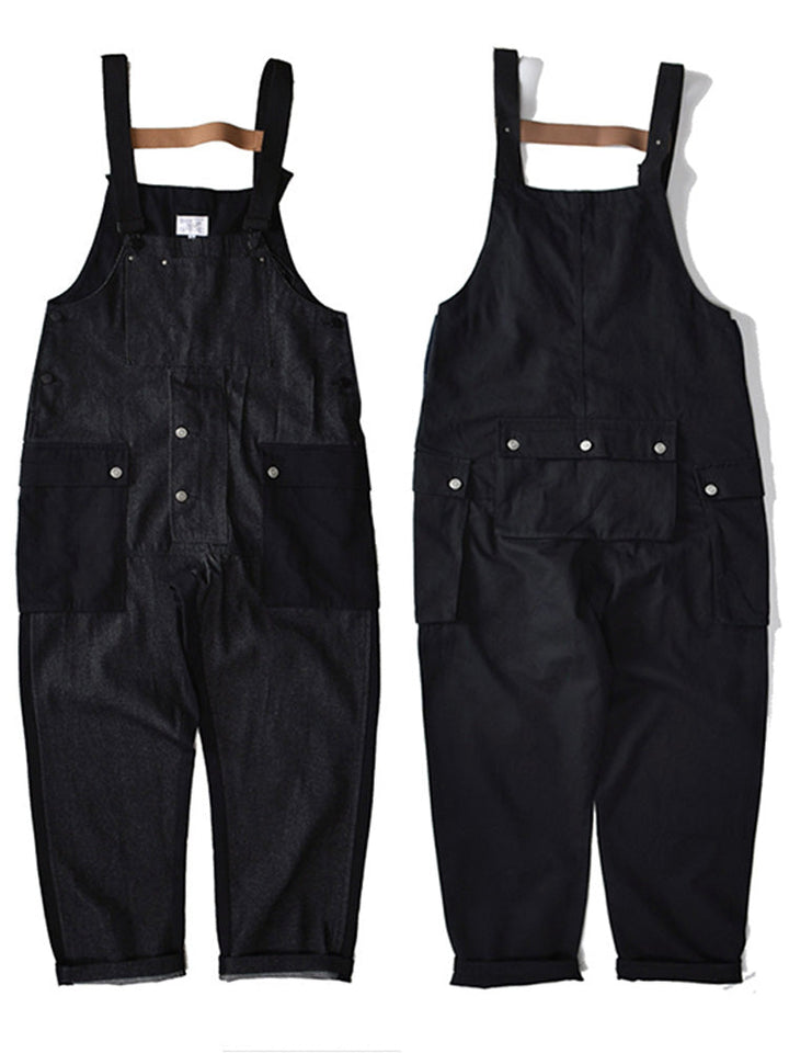 Baggy Jeans Overall with Matching Pocket