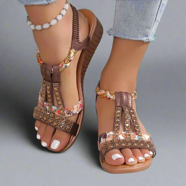 Galina | Vintage Tassel Boho Sandals