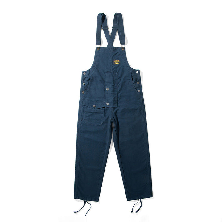 Unisex Moleskin Dungarees with Drawstring