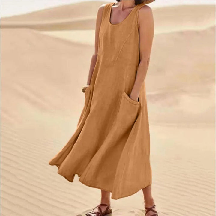 LYSARA – SUMMER LINEN DRESS