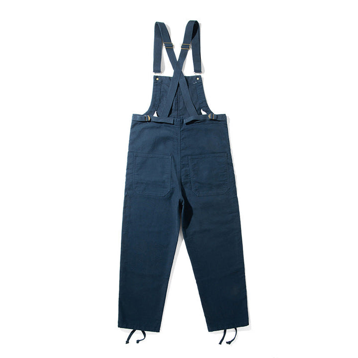 Unisex Moleskin Dungarees with Drawstring