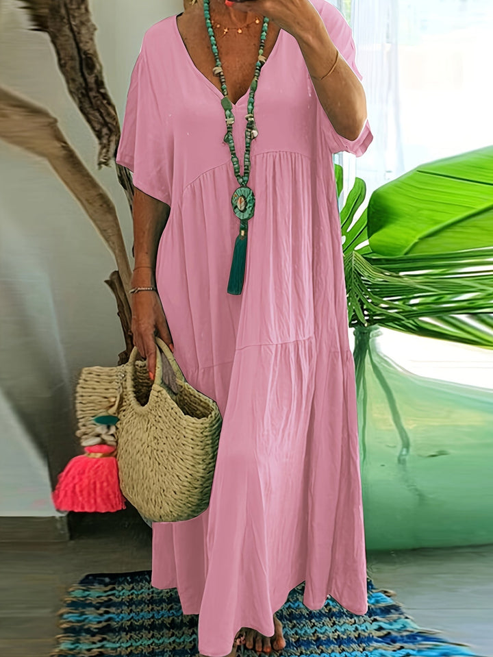 Vida - Casual Plus Size Maxi Dress