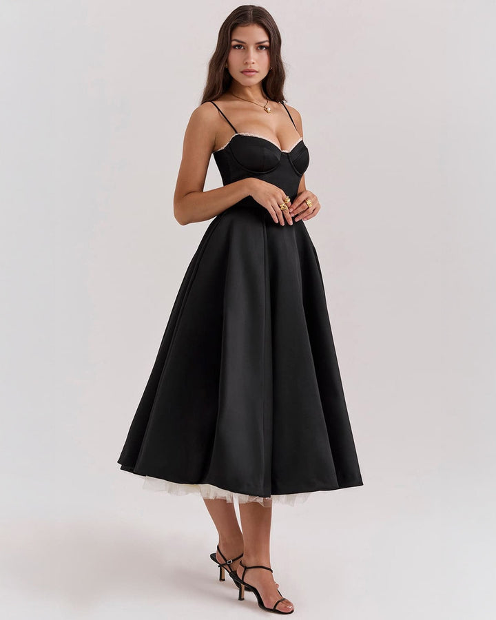 Ophira - Classy Corset Midi Dress