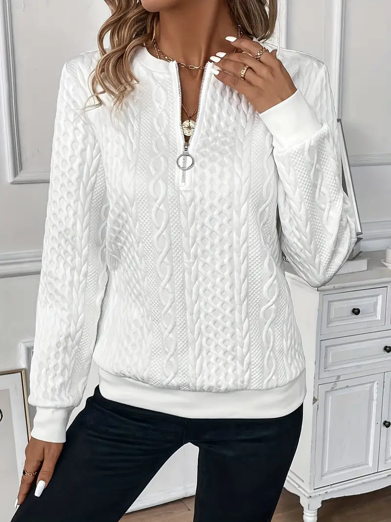 Herald - Elegant Sweater with Zip
