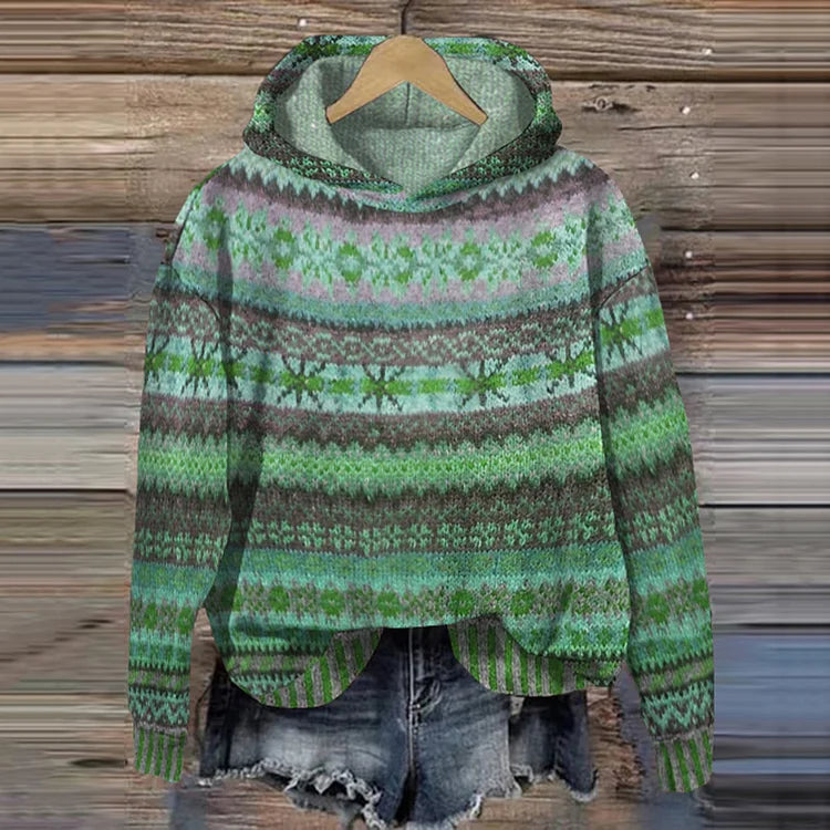 Carin | Ethnic Retro Hoodie
