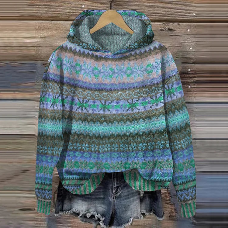 Carin | Ethnic Retro Hoodie