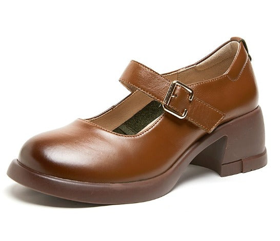 Jane's Boutique™ | Agnes Leather Mary Janes