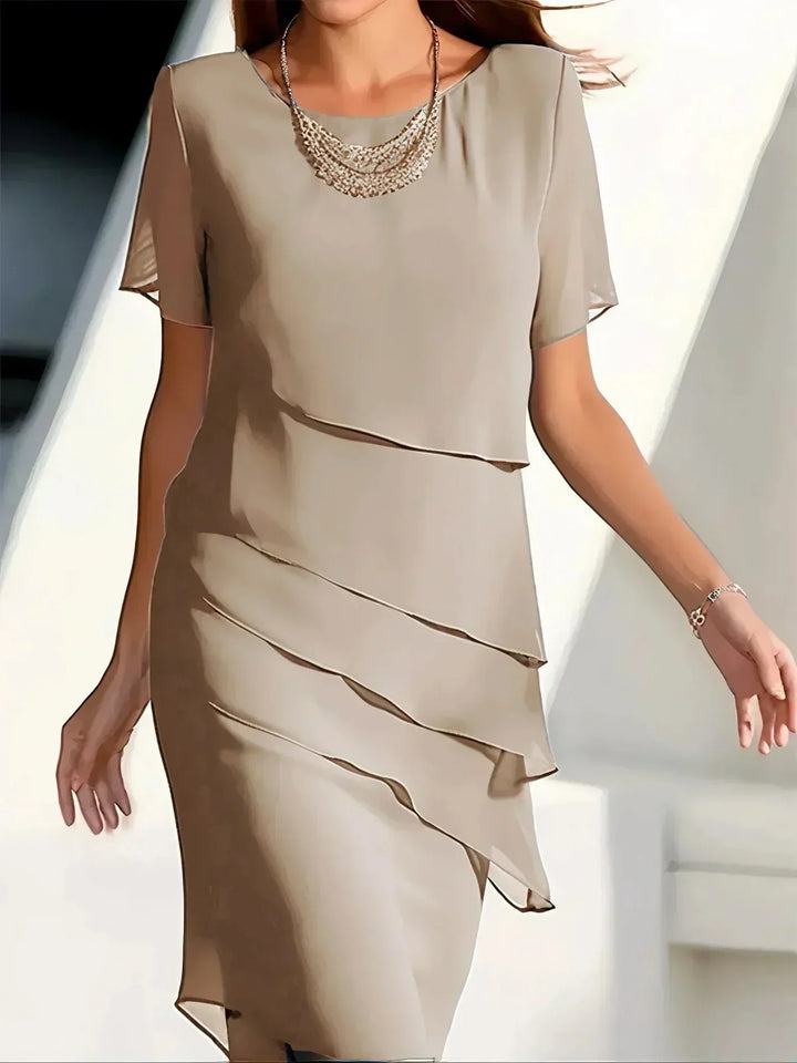 Brielle - Light and Elegant Midi Dress for Spring