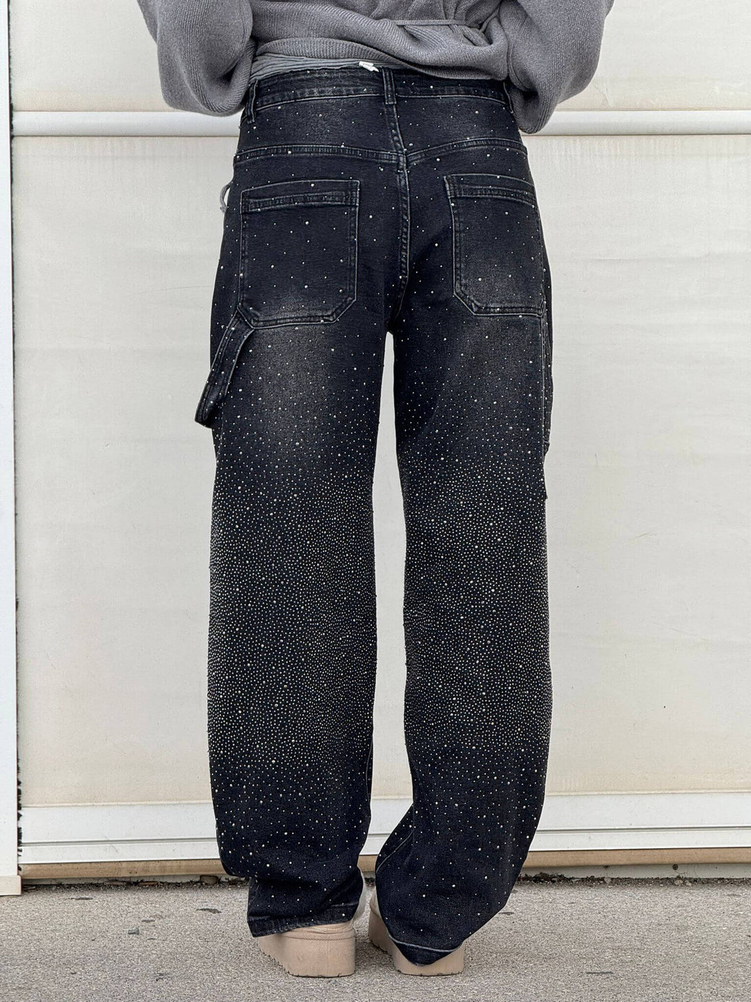 Victoria - High-Waist Glitter Jeans