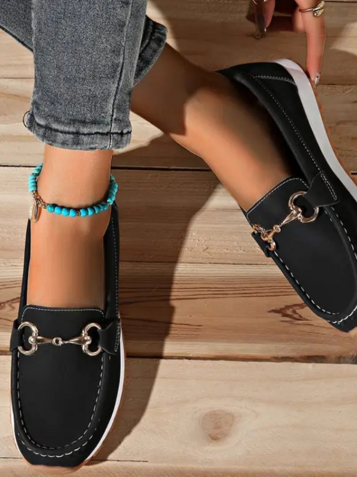 ISLA CHAIN DETAIL LOAFERS