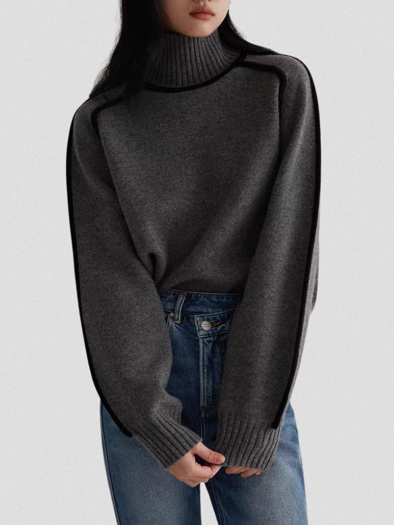 RUMI CONTRAST SWEATER