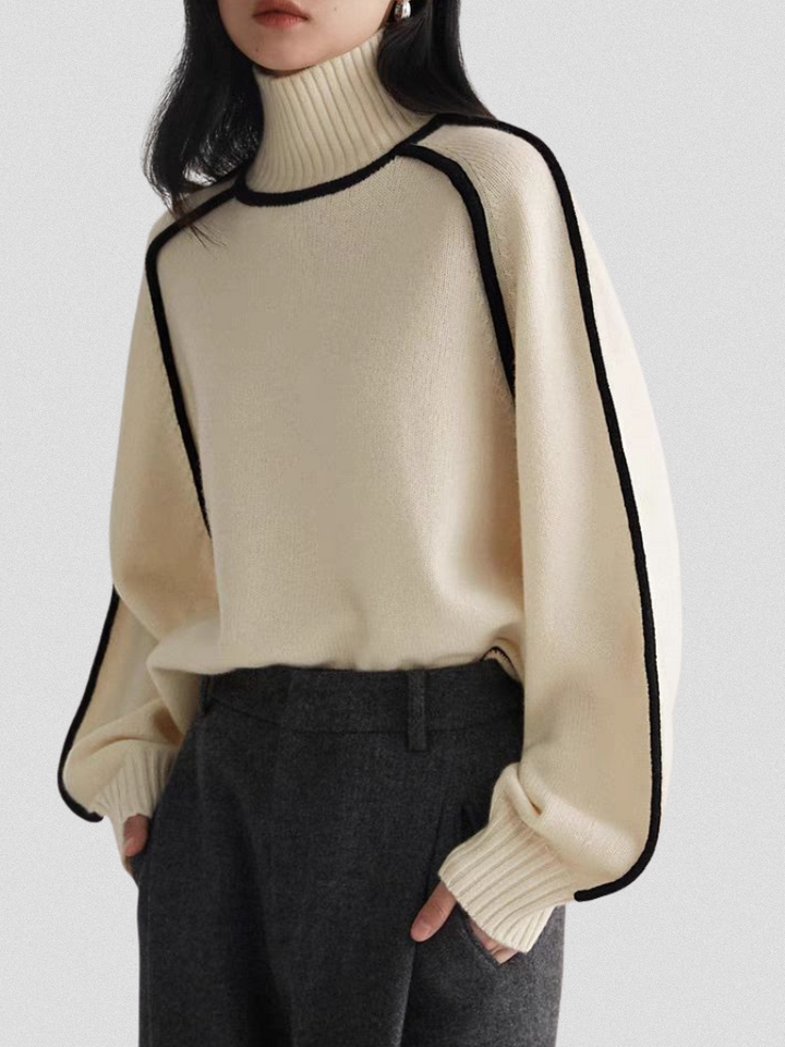 RUMI CONTRAST SWEATER