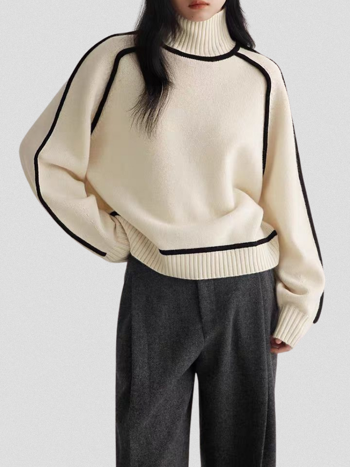 RUMI CONTRAST SWEATER