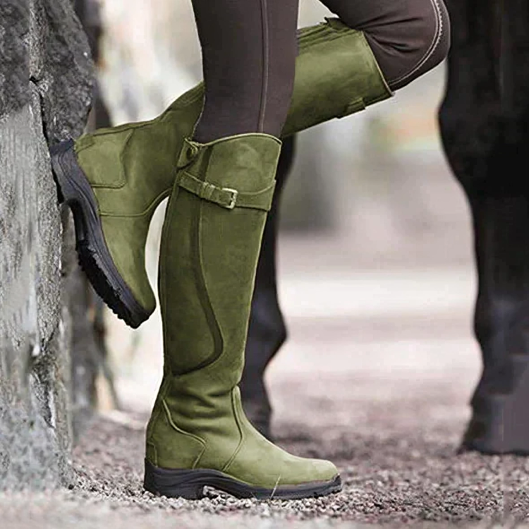 SAELA – LEATHER STYLISH BOOTS