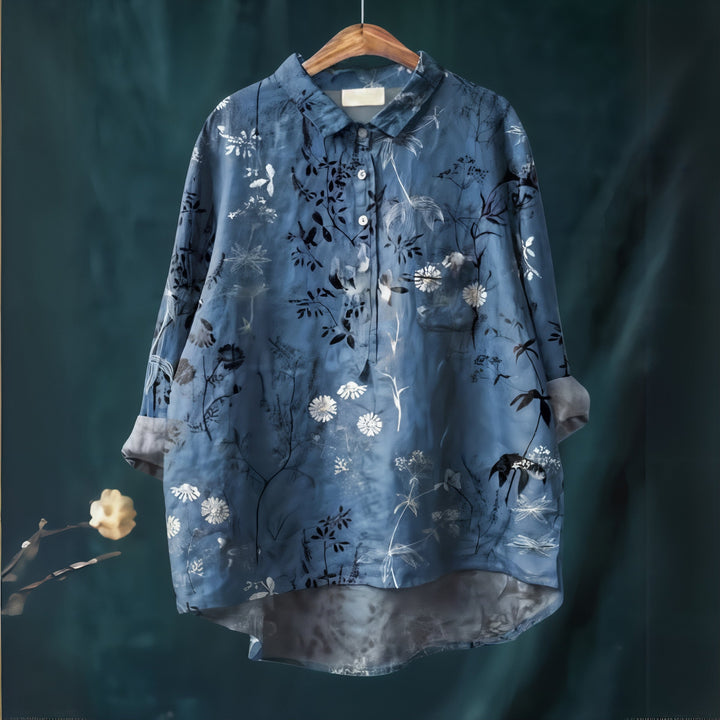 Fiona - Blouse with Romantic Floral Print