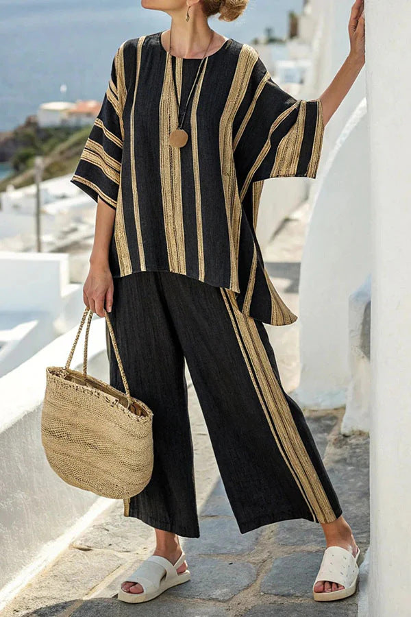 EVALINA – TIMELESS STRIPE SET