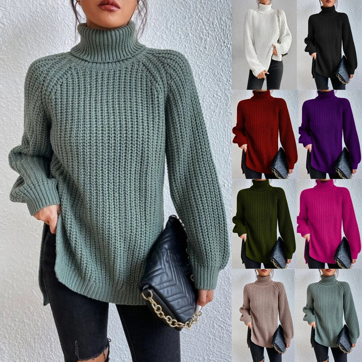 Ida | Comfortable Knit Turtleneck Long Sweater