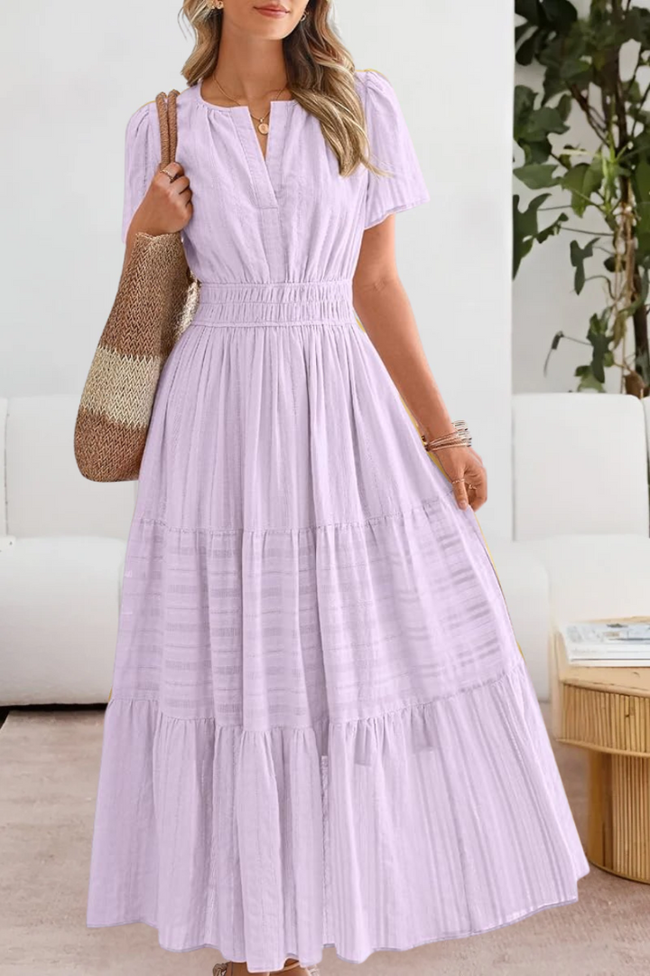 THESSALY – BREEZY BOHO DRESS WITH FLOWY CHARM