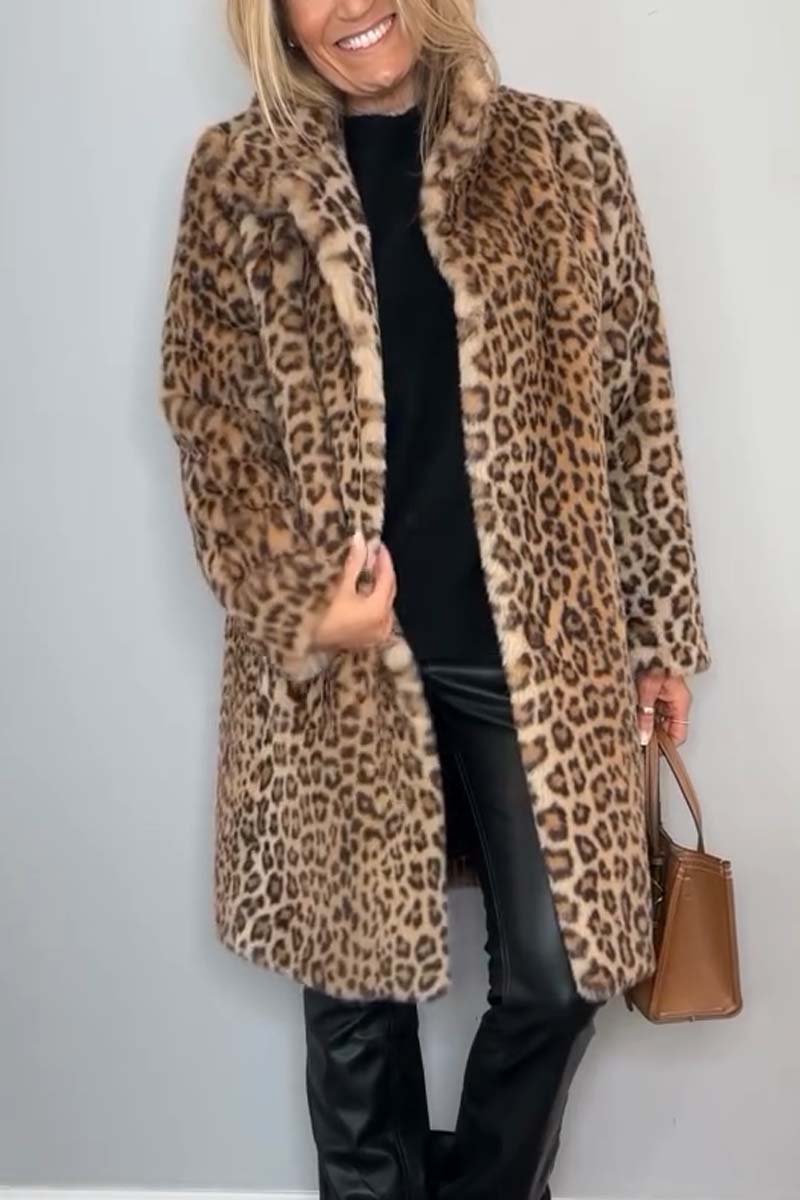 Rosa - Leopard Winter Coat
