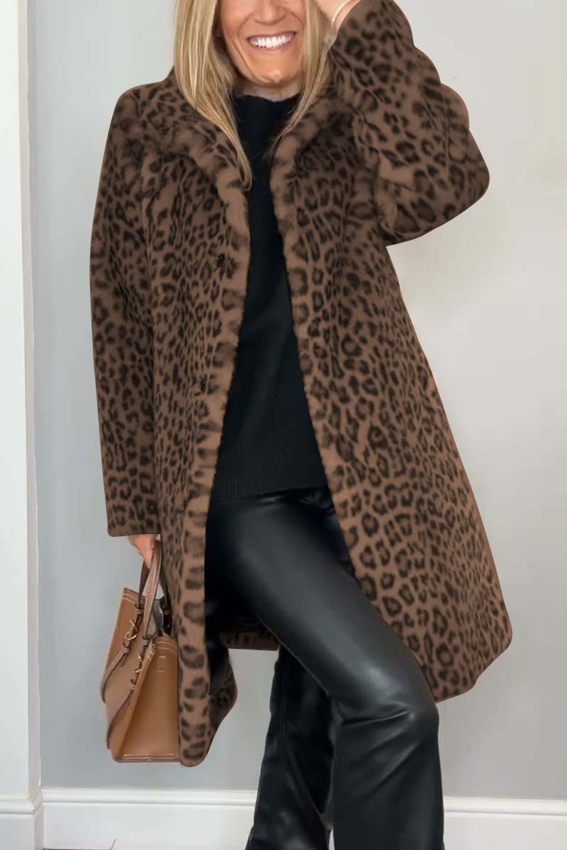 Rosa - Leopard Winter Coat